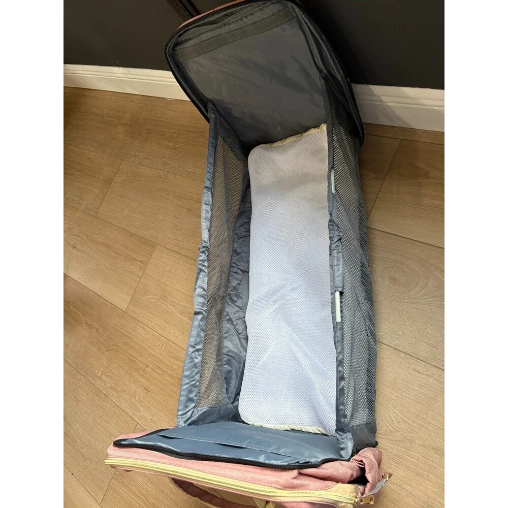 HOTBEST Diaper Bag Backpack Large Baby Nappy Changing Bag w Pullout Station